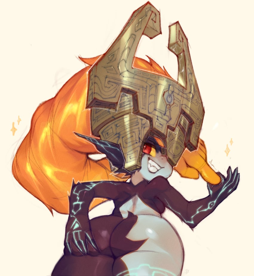 midna (the legend of zelda and 1 more) drawn by onimiere
