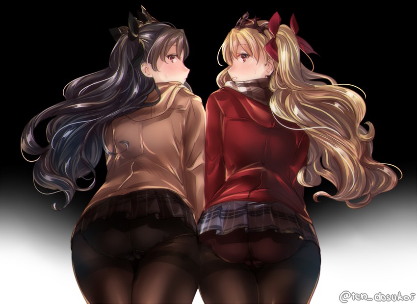 ereshkigal and ishtar (fate and 1 more) drawn by juurouta