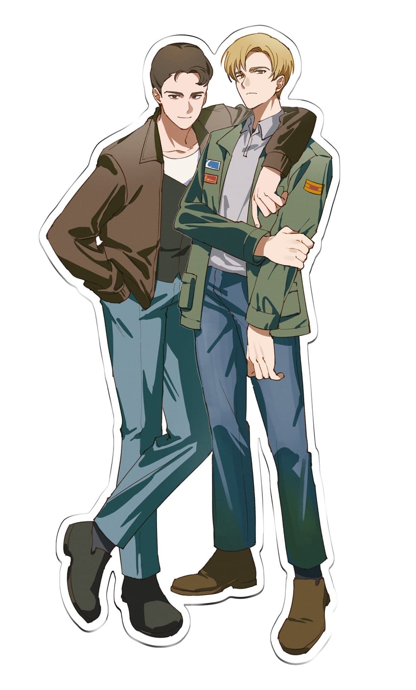 james sunderland and harry mason (silent hill and 2 more) drawn by haejeo1008