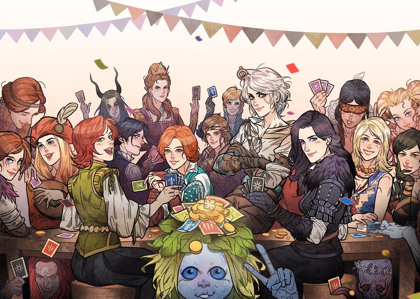ciri, yennefer of vengerberg, triss merigold, shani, anna henrietta, and 8 more (the witcher and 1 more)