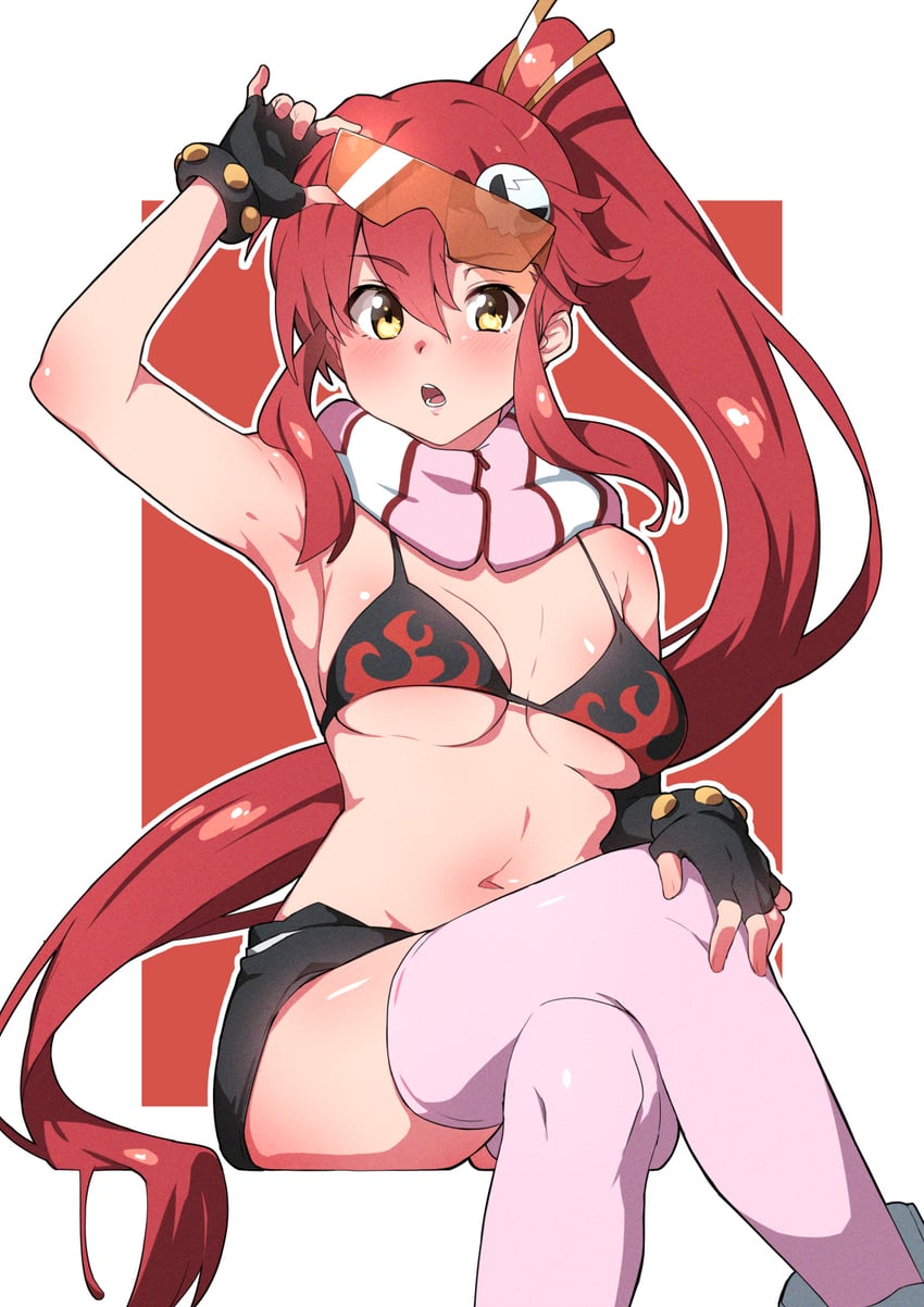 yoko littner (tengen toppa gurren lagann) drawn by hatohane_(tonnkotubird)