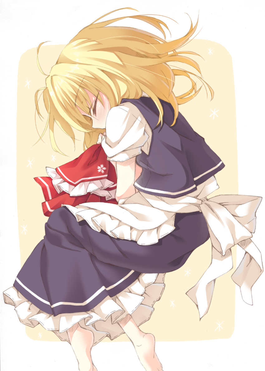hakurei reimu and kirisame marisa (touhou) drawn by ina_(inadahime)
