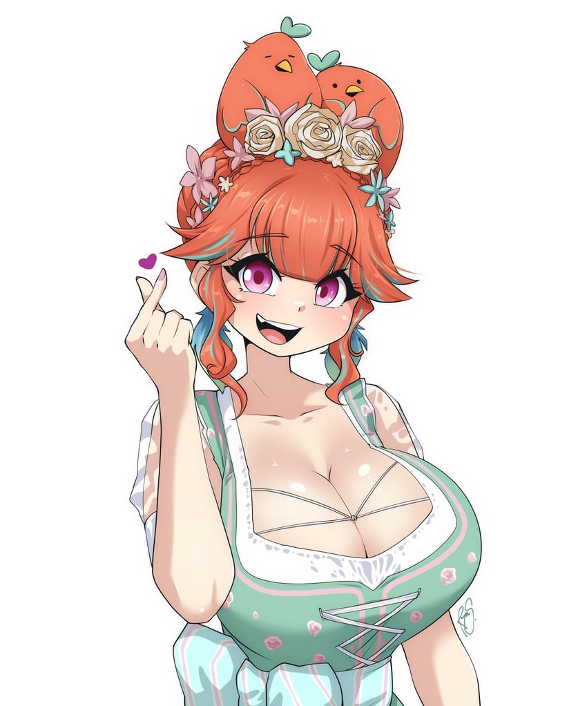 takanashi kiara and kotori (hololive and 1 more) drawn by ryou_sakai