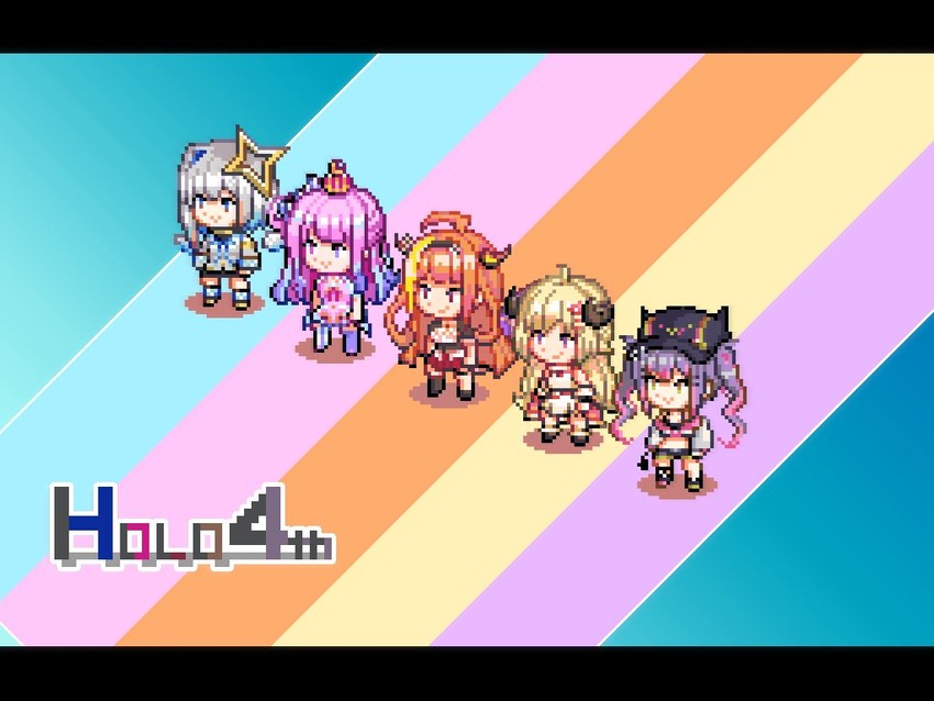 tokoyami towa, amane kanata, kiryu coco, tsunomaki watame, himemori luna, and 1 more (hololive) drawn by shibe362