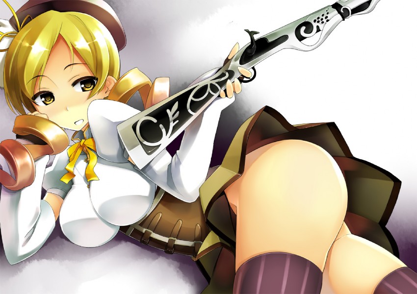 tomoe mami (mahou shoujo madoka magica) drawn by topo_(bacchustab)