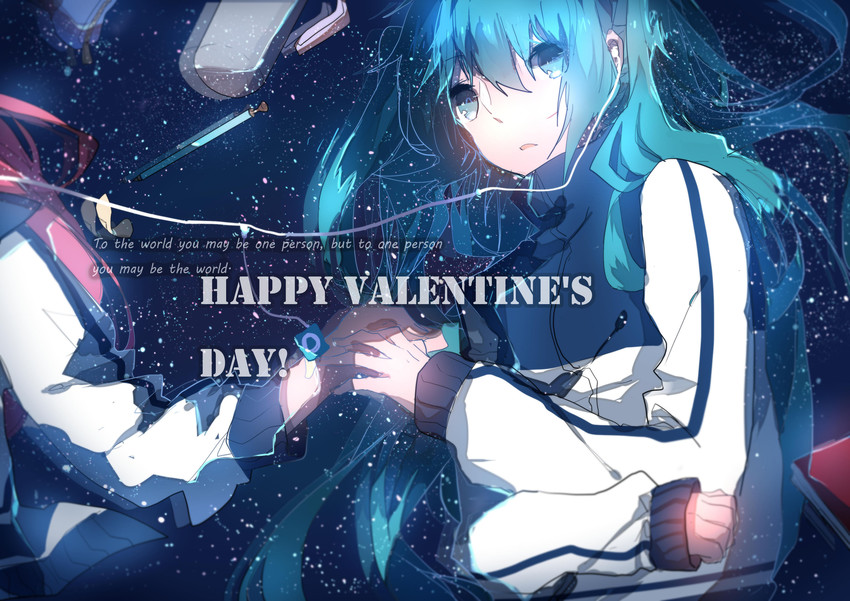 hatsune miku and megurine luka (vocaloid) drawn by min_(120716)