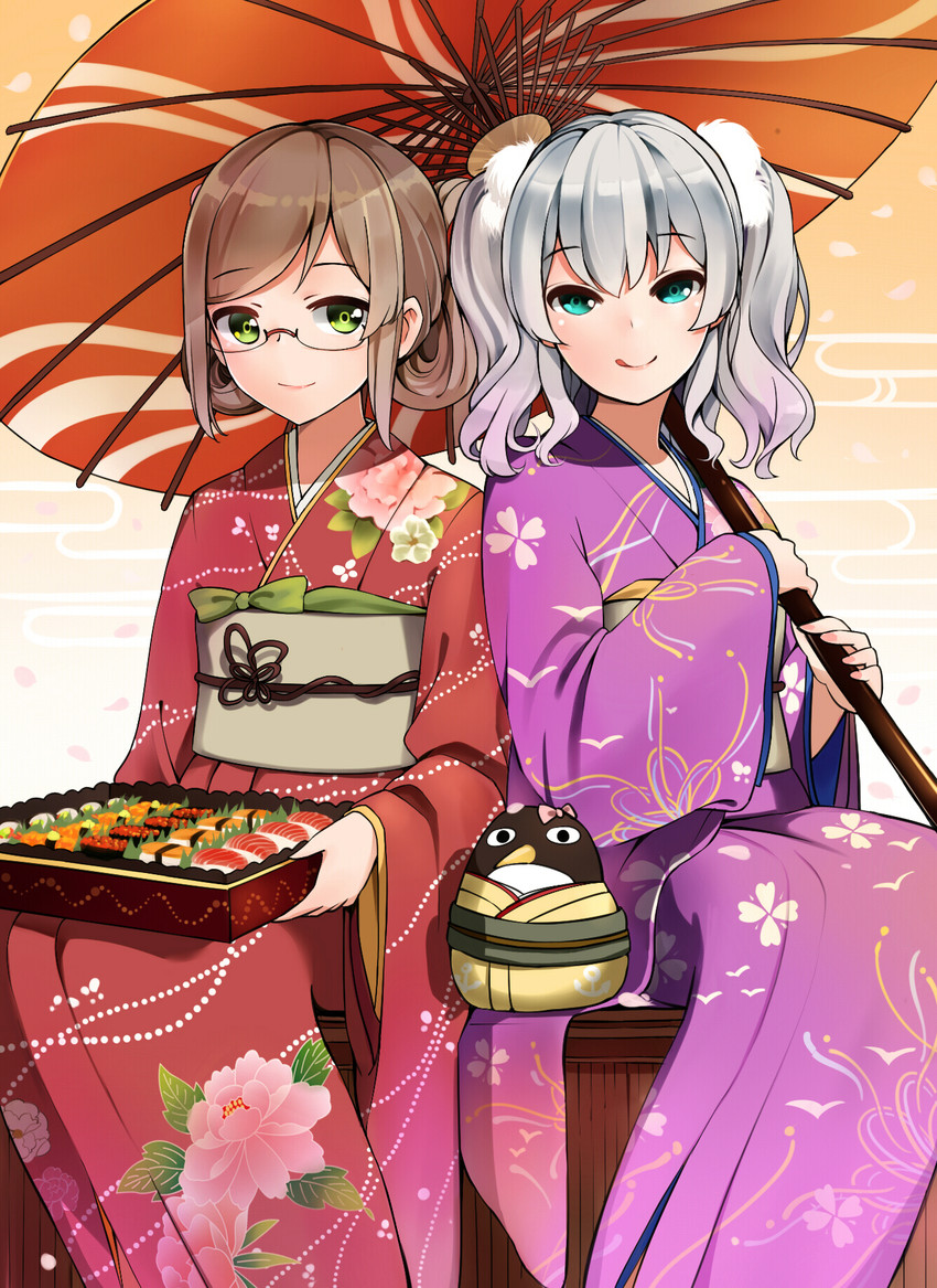 kashima and katori (kantai collection) drawn by yamano_(yamanoh)