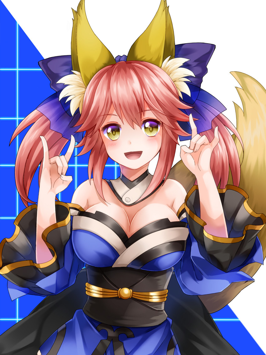 tamamo and tamamo no mae (fate and 1 more) drawn by kanna_(chaos966)