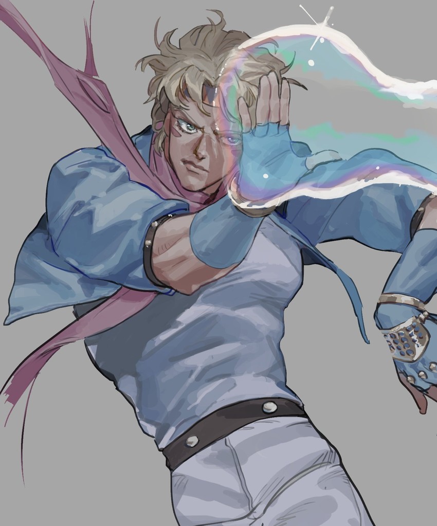 caesar anthonio zeppeli (jojo no kimyou na bouken and 1 more) drawn by yokusiranaina