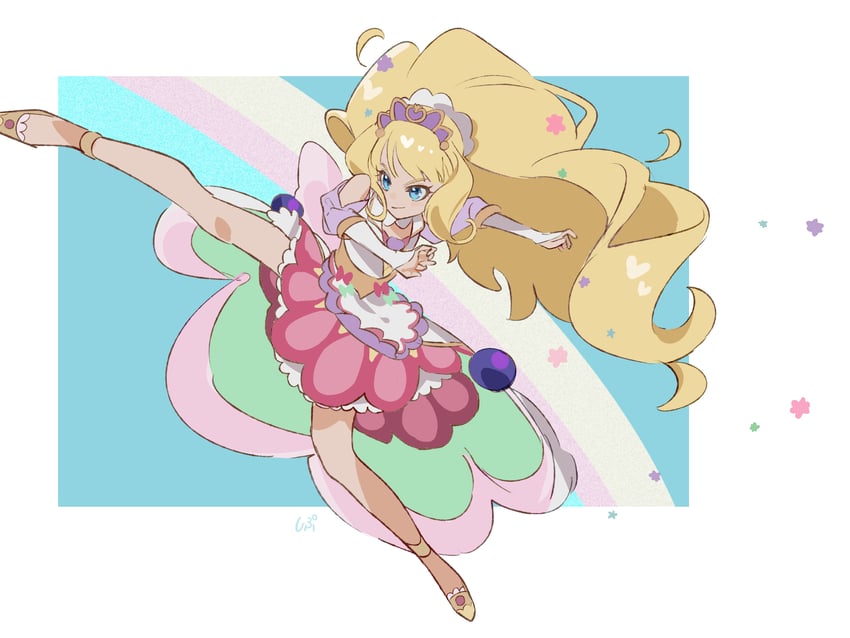 kasai amane and cure finale (precure and 1 more) drawn by shipu_(gassyumaron)