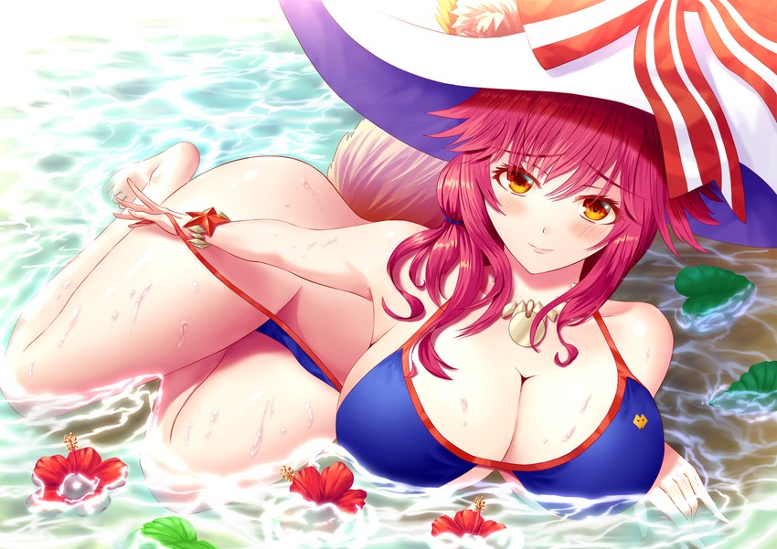 tamamo and tamamo no mae (fate and 1 more) drawn by fujifuji924