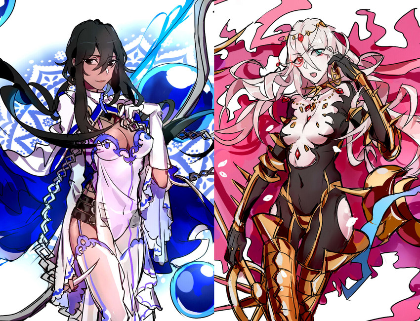 karna and arjuna (fate and 2 more) drawn by asteria