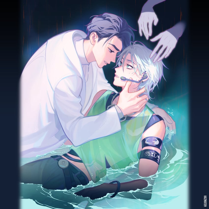 till and ivan (alien stage) drawn by hazmaten