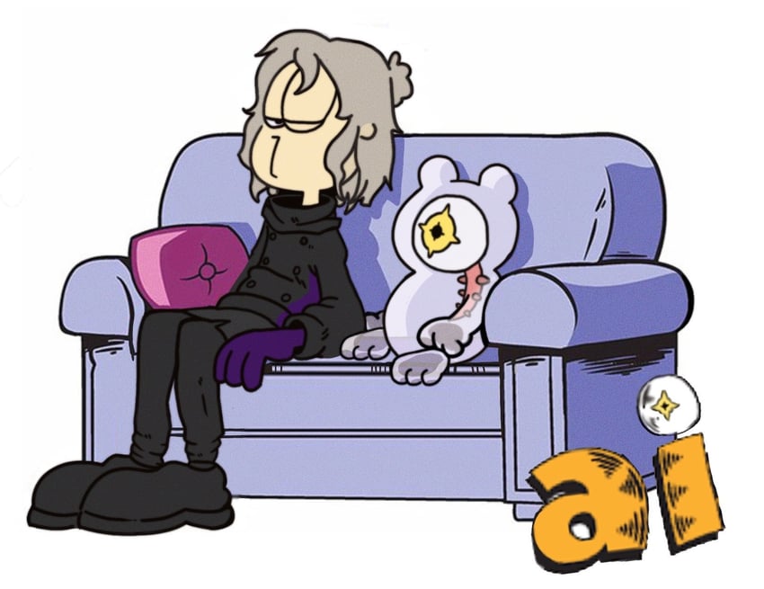 aiba and date kaname (garfield and 1 more) drawn by somniumfriend