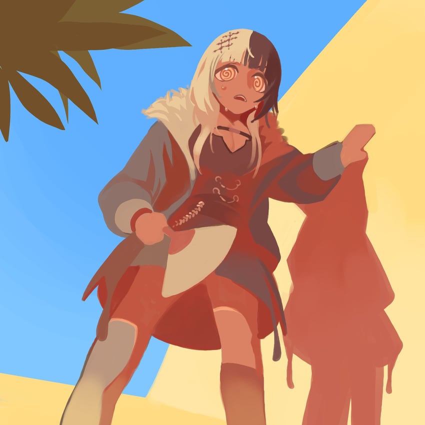 shiori novella (hololive and 1 more) drawn by hechium
