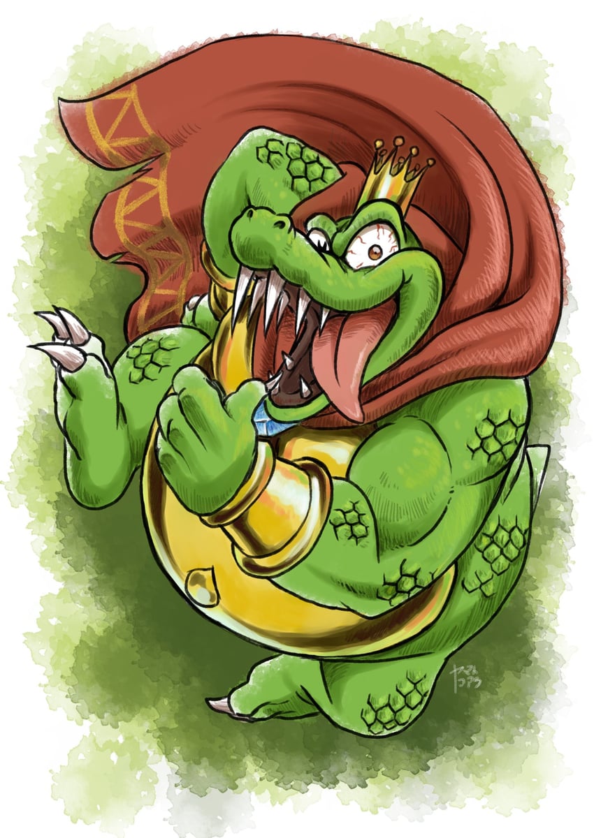 king k. rool (super smash bros. and 2 more) drawn by yamato_koara