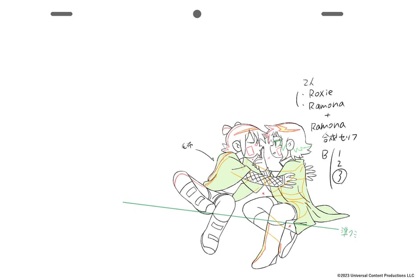 ramona flowers and roxie richter (scott pilgrim and 1 more) drawn by kikuchi_tomoe
