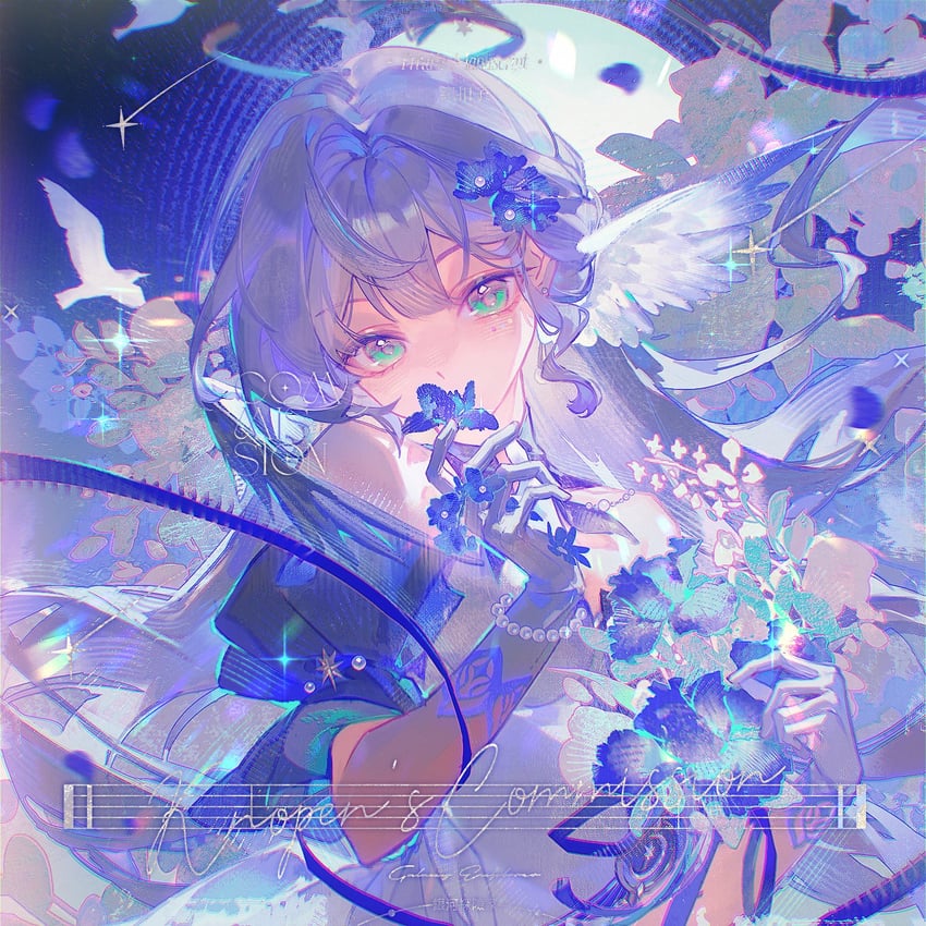 robin (honkai and 1 more) drawn by niukou_kouzi