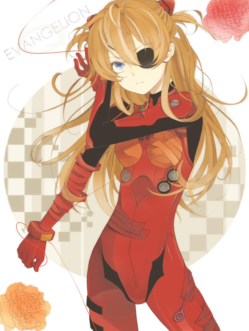 souryuu asuka langley (neon genesis evangelion and 2 more) drawn by p_(pkochan)