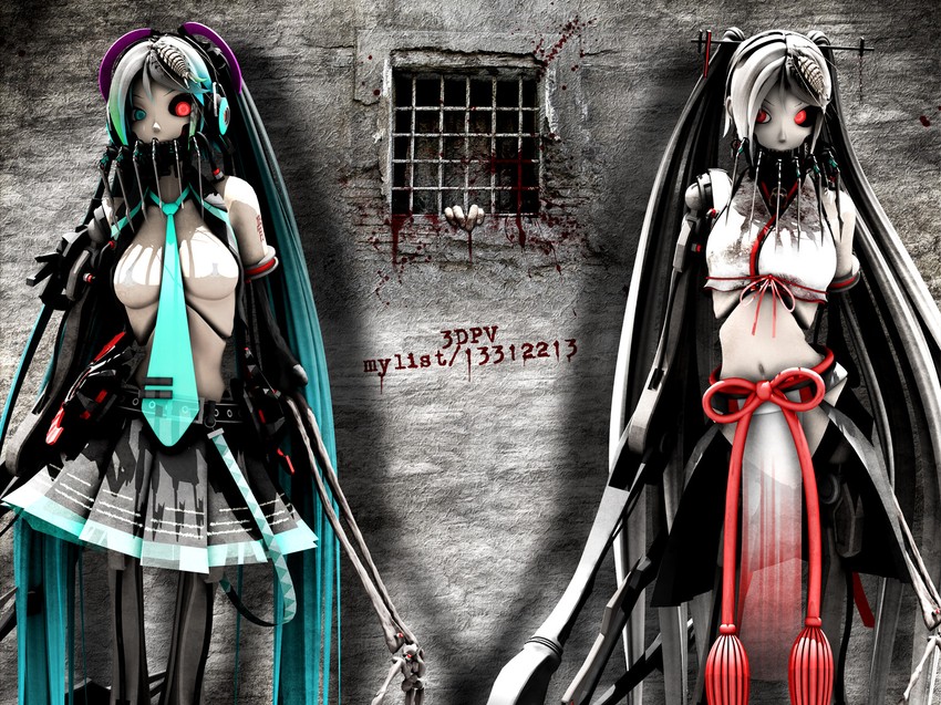 hatsune miku, calne ca, and nato-kun (original and 2 more) drawn by deino_(deino3330)