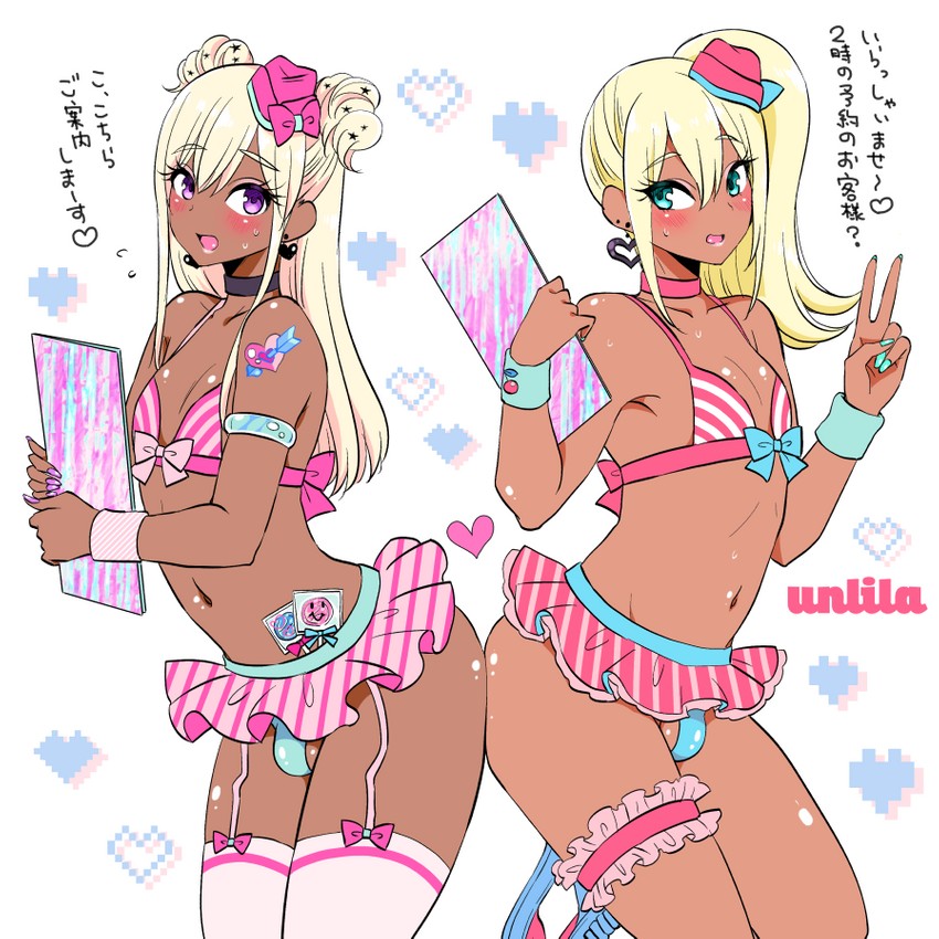 ronako and serako (original) drawn by nagano_rira