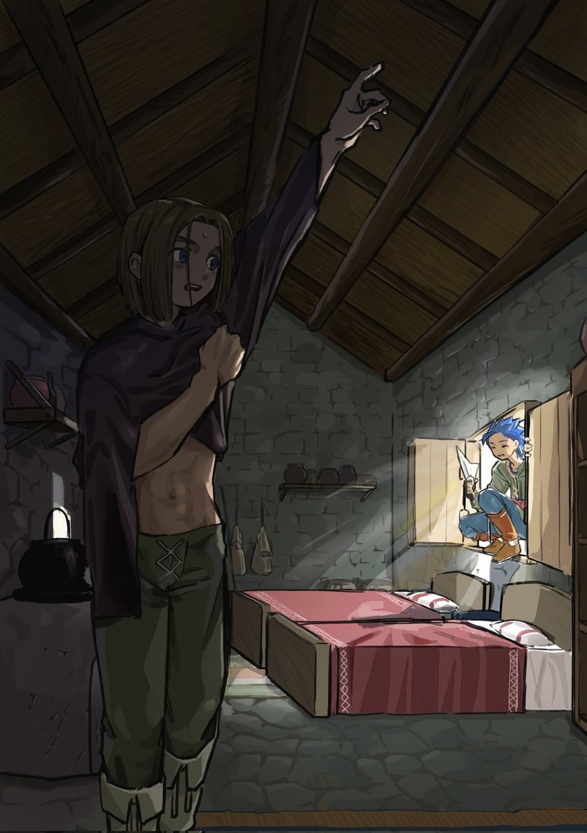 hero and camus (dragon quest and 1 more) drawn by su69212