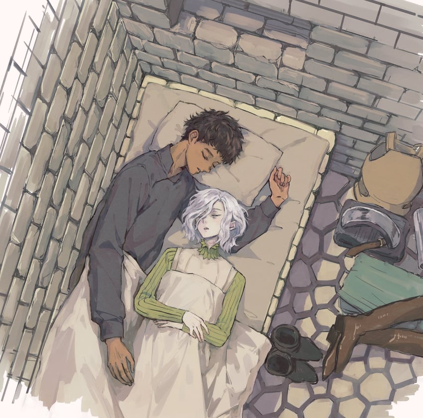 mithrun and kabru (dungeon meshi) drawn by purin_ga_umai