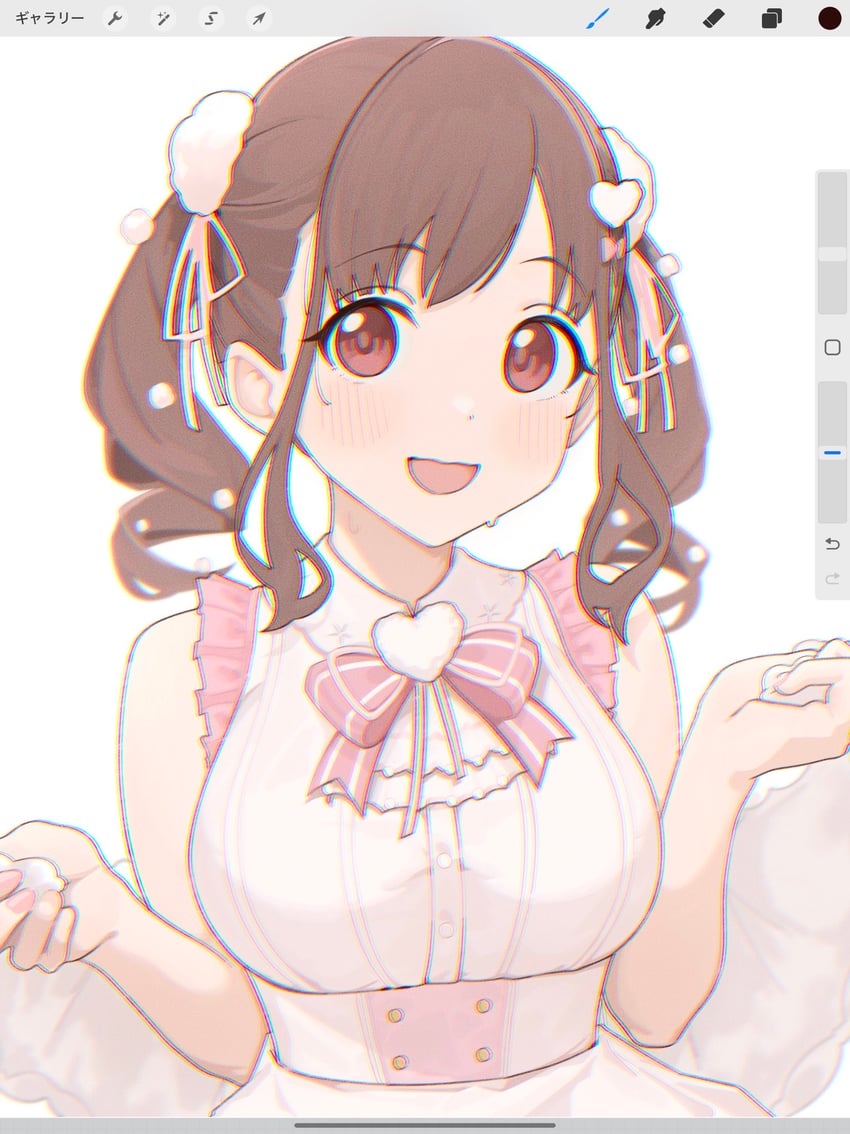sonoda chiyoko (idolmaster and 1 more) drawn by misekai_555