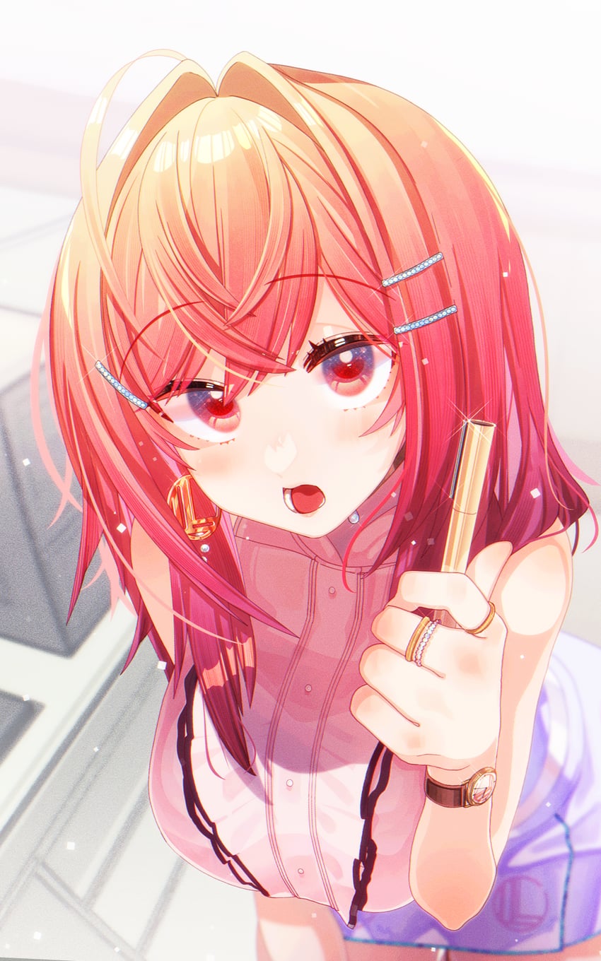 ichijou ririka (hololive and 1 more) drawn by unier