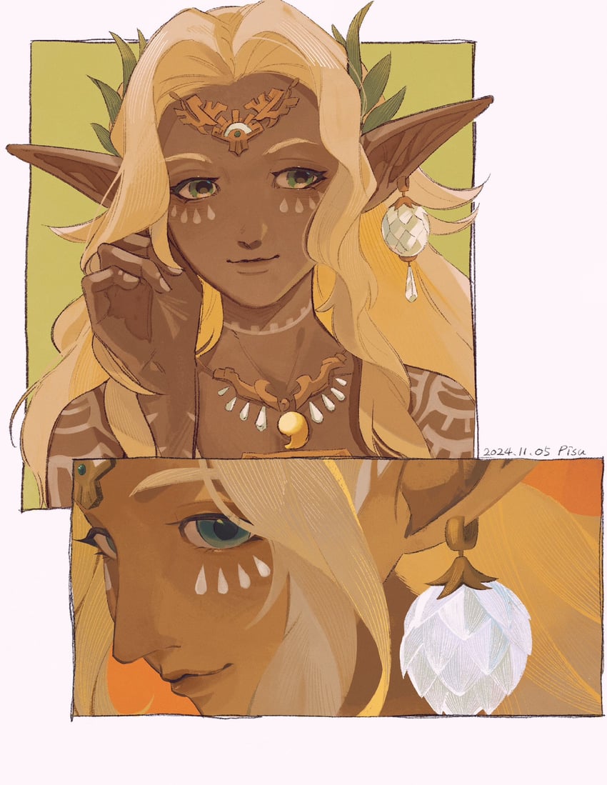 sonia (the legend of zelda and 1 more) drawn by pisu_1107
