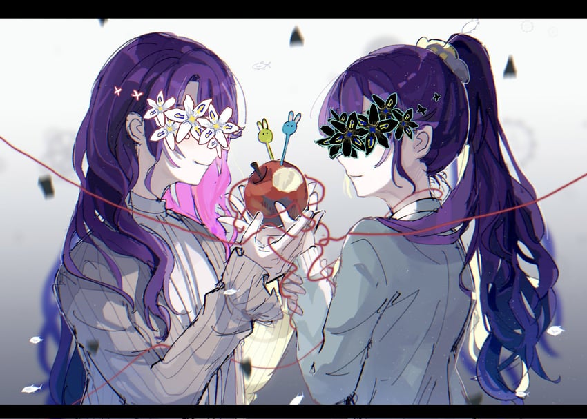 asahina mafuyu and asahina mafuyu's mother (project sekai) drawn by linch
