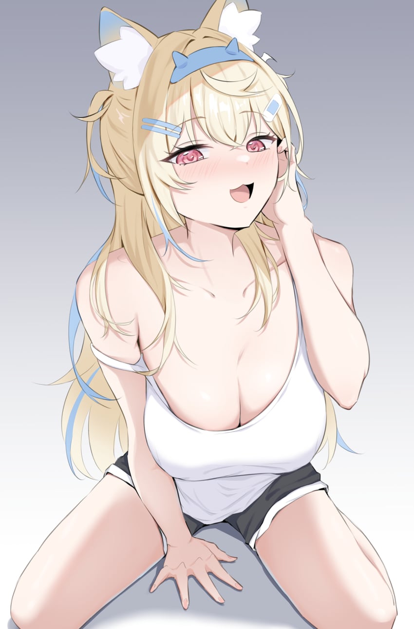 fuwawa abyssgard (hololive and 1 more) drawn by hanefuro