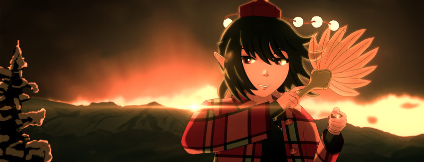 shameimaru aya (touhou) drawn by sweetcoolcolors
