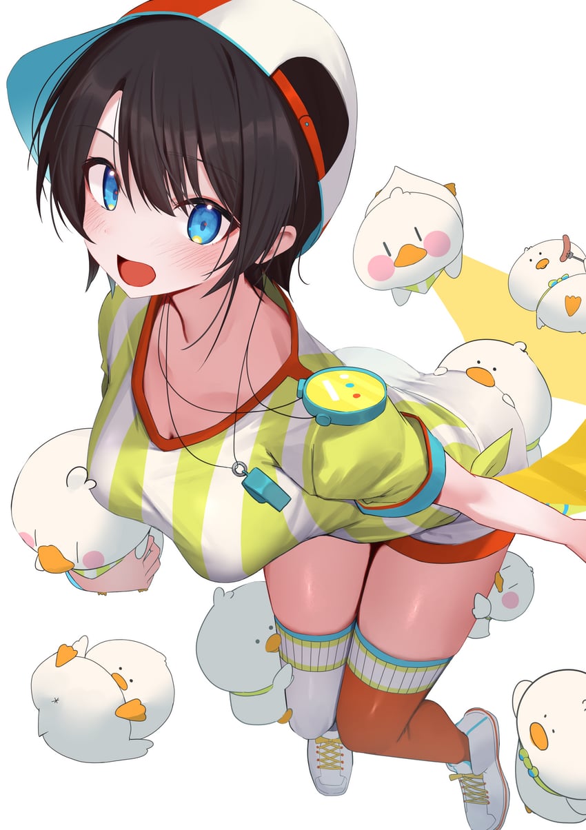 oozora subaru and suba tomo (hololive) drawn by mikaku