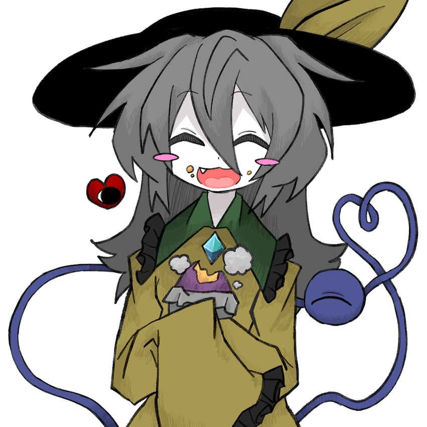 komeiji koishi (touhou and 1 more) drawn by zunusama