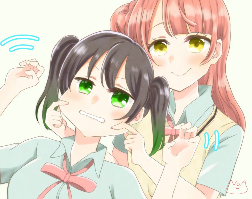 uehara ayumu and takasaki yu (love live! and 1 more) drawn by noanekosan