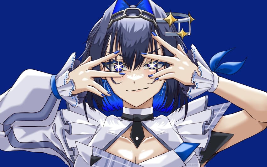 ouro kronii (hololive and 2 more) drawn by celerior
