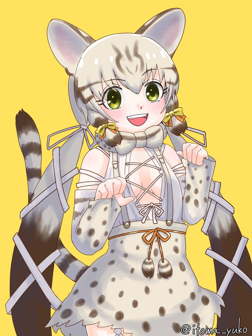 geoffroy's cat (kemono friends and 1 more) drawn by itoma_yuko