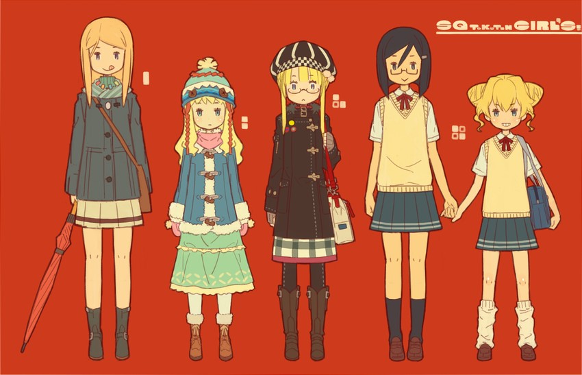 gunner, gunner 2, paladin, sovereign, paladin 2, and 5 more (sekaiju no meikyuu and 3 more) drawn by himukai_yuuji