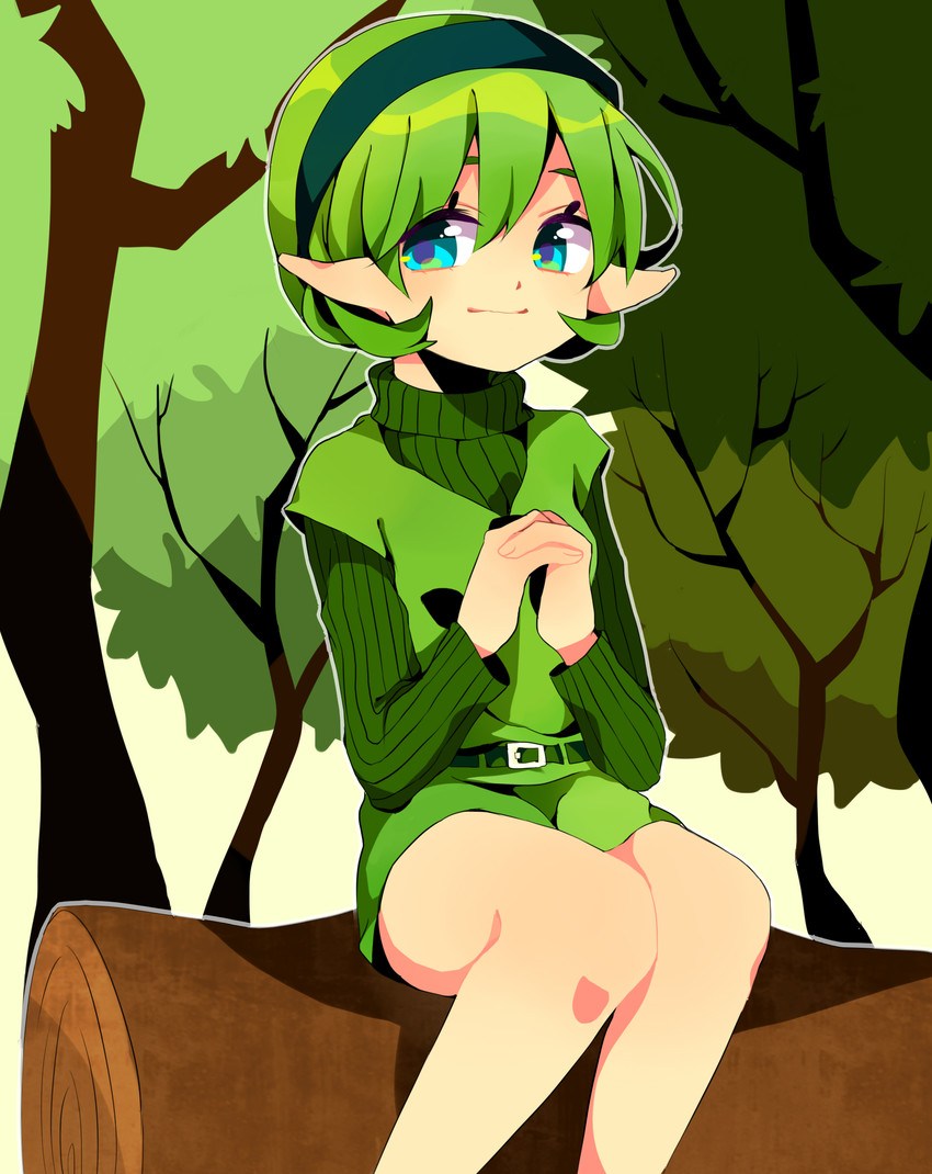 saria (the legend of zelda and 1 more) drawn by seitarou