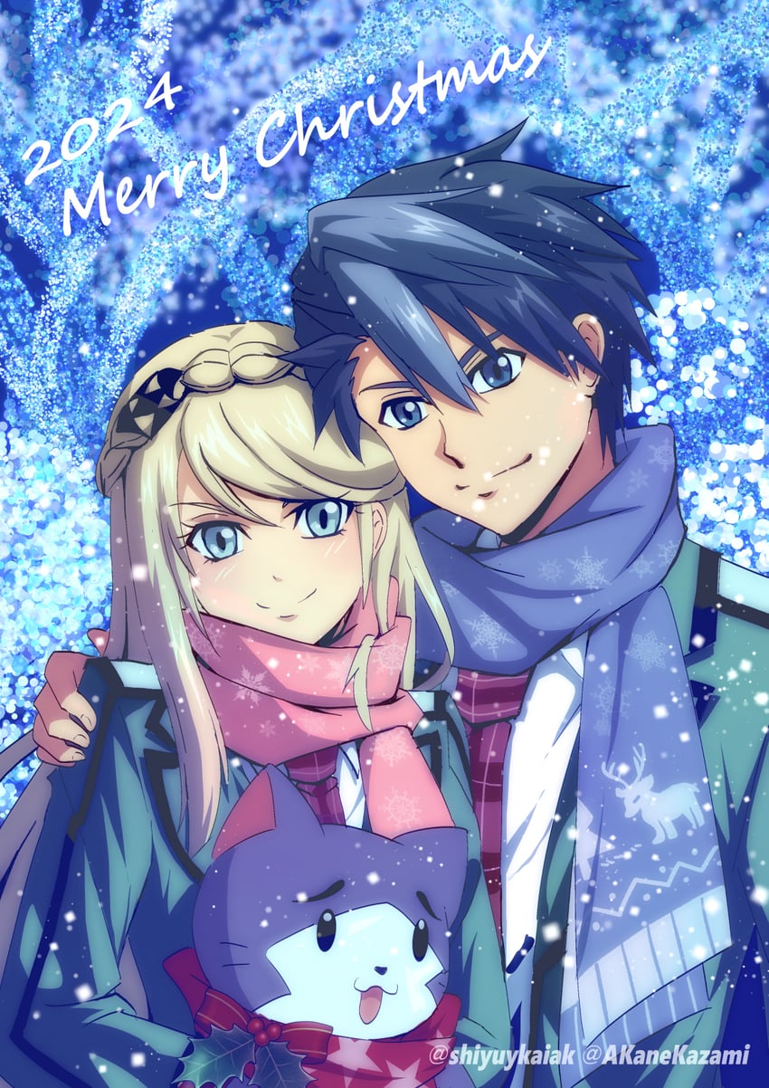 van arkride, elaine auclair, and mishy (eiyuu densetsu and 1 more) drawn by akane_kazami