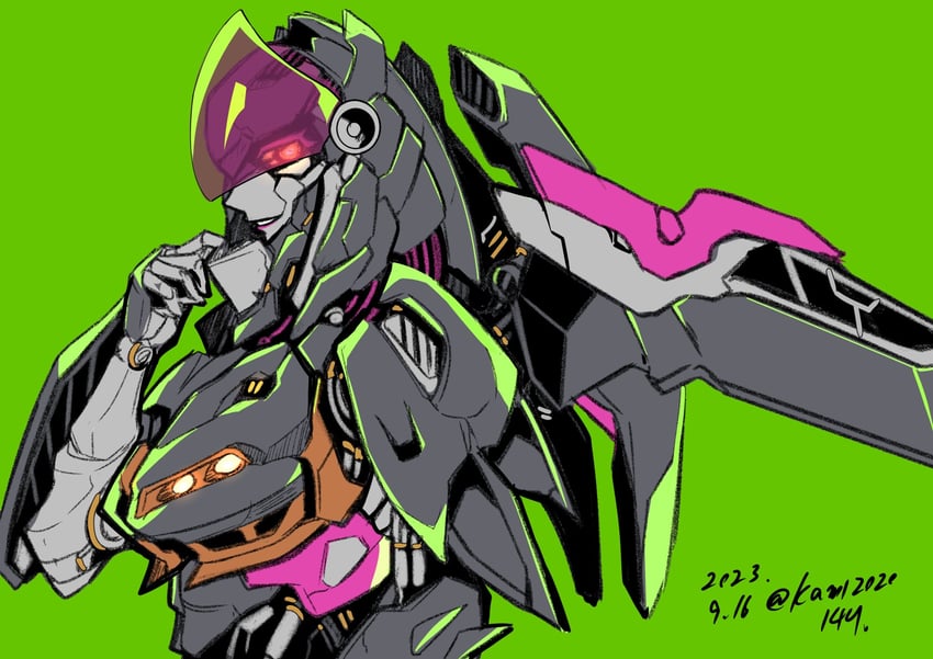 nightbird (transformers and 1 more) drawn by kamizono_(spookyhouse)