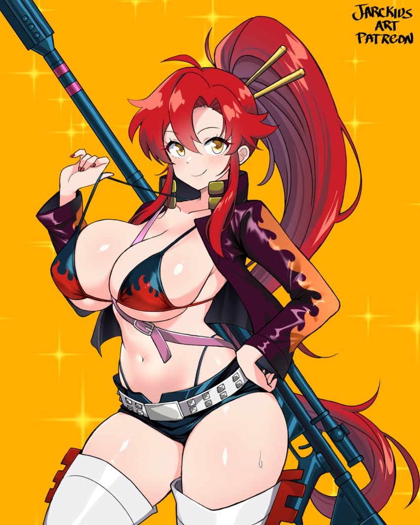 yoko littner (tengen toppa gurren lagann) drawn by jarckius