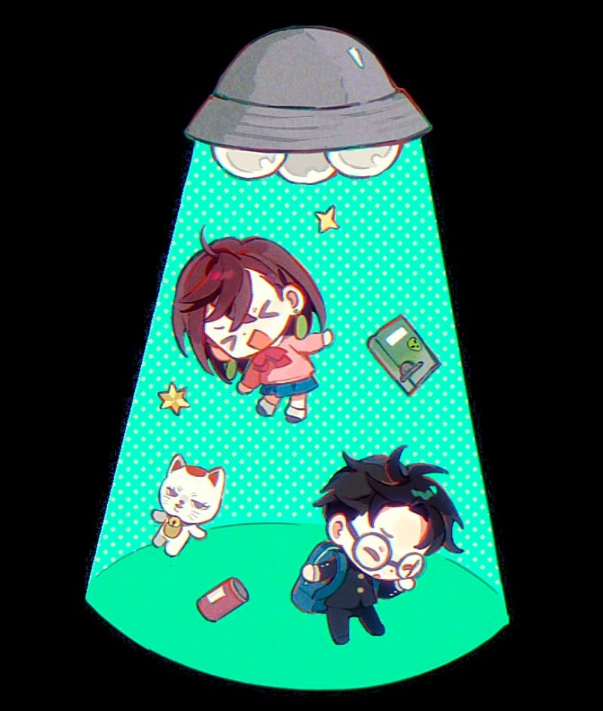 ayase momo, takakura ken, and turbo granny (dandadan) drawn by rice_(somasuki_77)