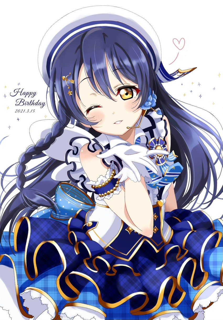 sonoda umi (love live! and 2 more) drawn by ranemu