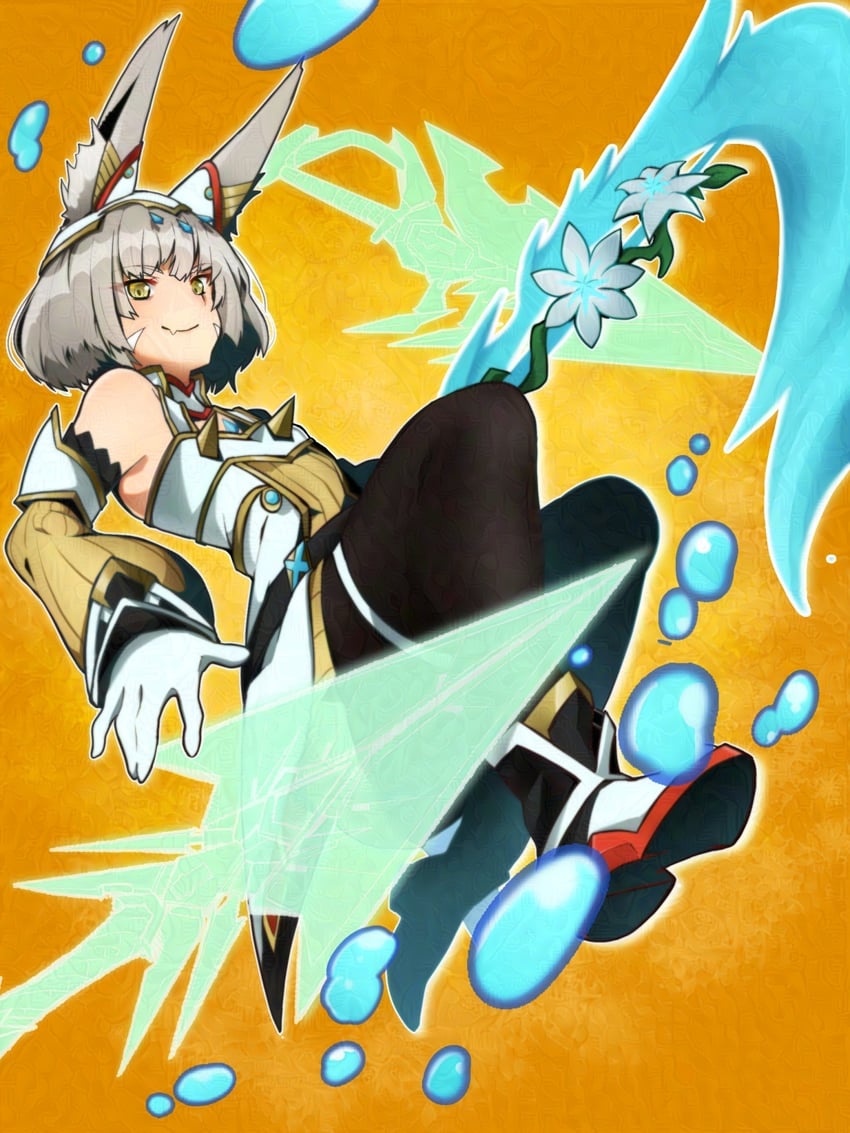 nia (xenoblade chronicles and 2 more) drawn by highena