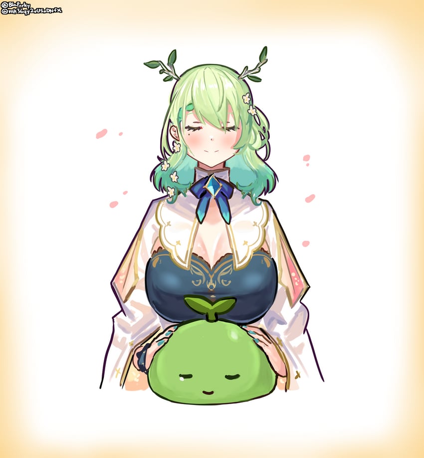 ceres fauna and sapling (hololive and 1 more) drawn by blaparky