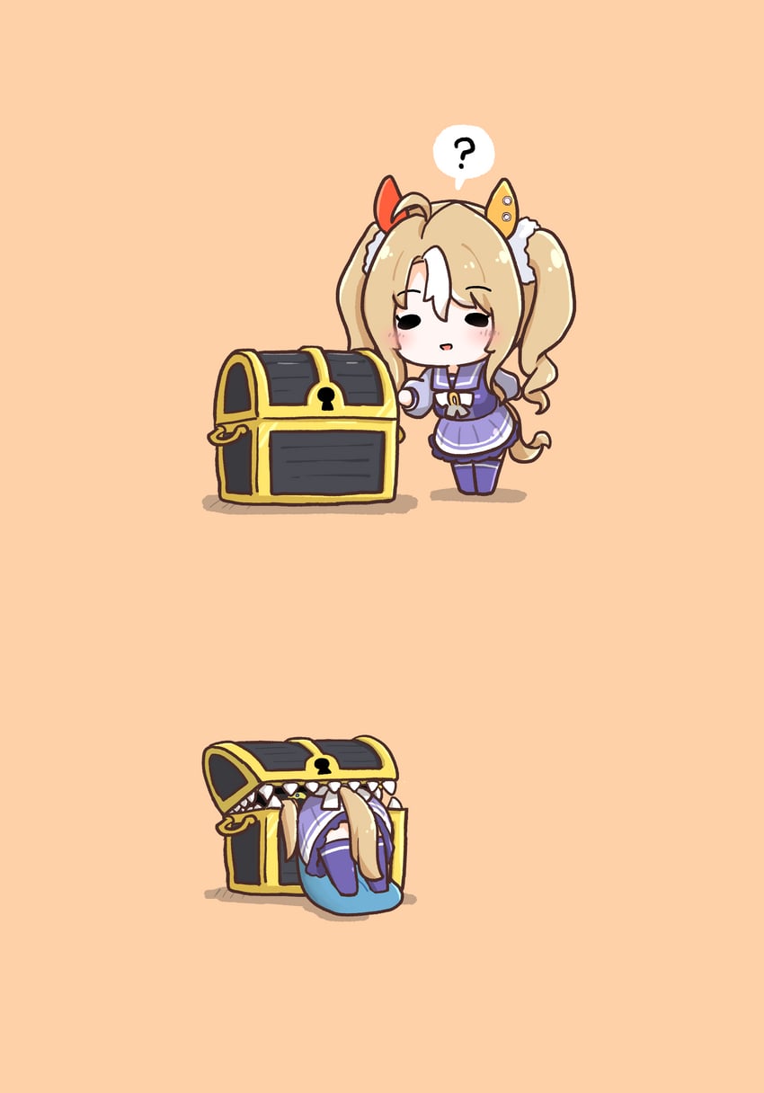 fusaichi pandora and cannibox (umamusume and 1 more) drawn by chokueji