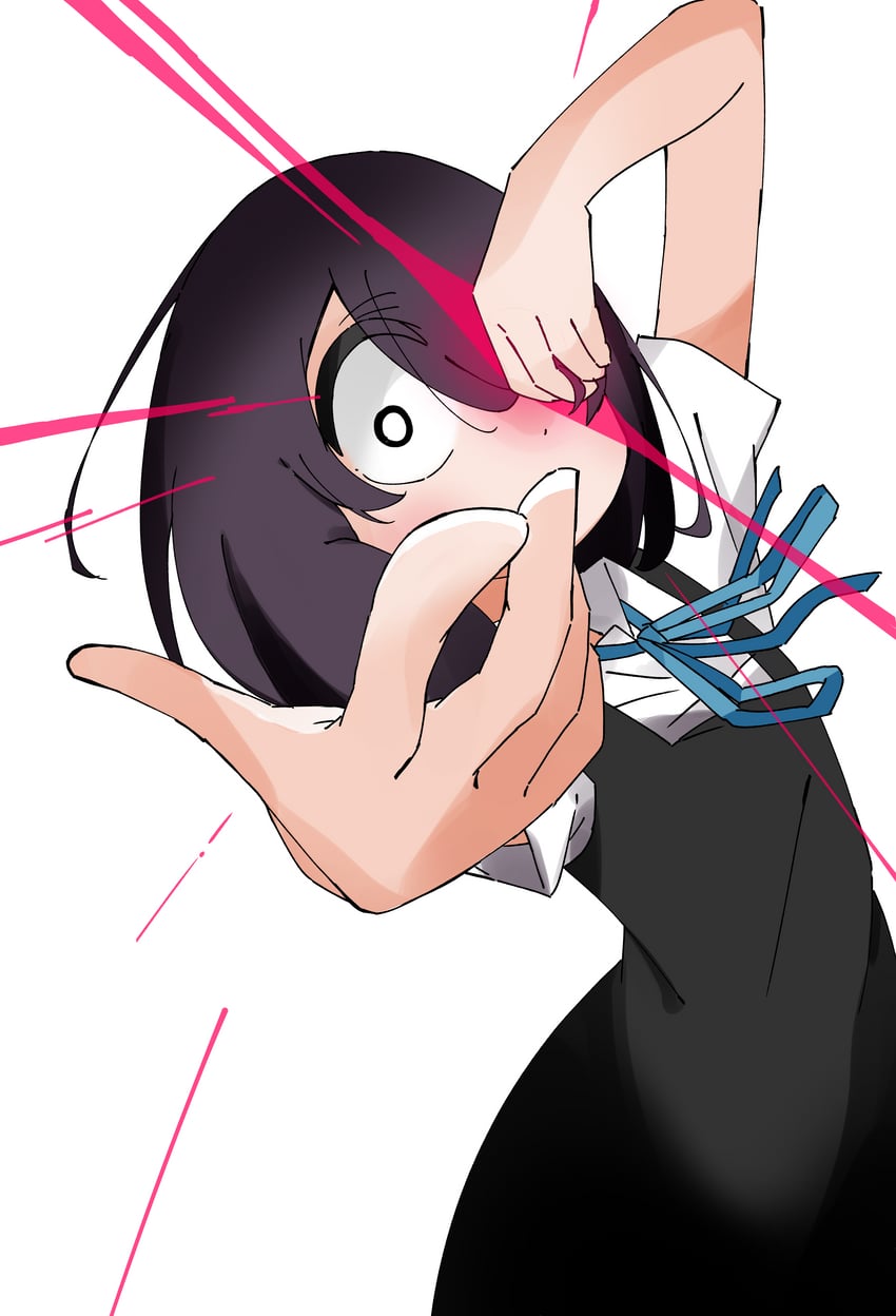 nishimura akane (jijou wo shiranai tenkousei ga guigui kuru.) drawn by kawamura_taku
