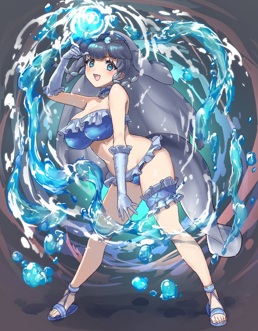 american manatee (kemono friends and 1 more) drawn by tadano_magu